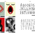 Publikacja Mięso - Uniwersytecka Propaganda Sztuki - strona o typografii