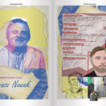 Mięso - Uniwersytecka Propaganda Sztuki Nr 1. 2023. rozkładówka Tomasz Nowak kwestionariusz