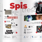 Mięso - Uniwersytecka Propaganda Sztuki Nr 1. 2023. rozkładówka spis treści