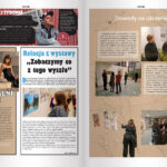 Mięso - Uniwersytecka Propaganda Sztuki Nr 1. 2023. rozkładówka relacje
